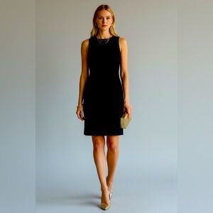 Banana Republic Black Sleeveless Shift Dress